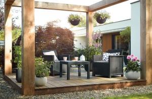 Keter Zestaw balkonowy EMMA BALCONY SET - grafitowy 2