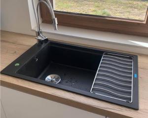 Zlewozmywak Blanco Elon XL 6 S Silgranit czarny z korkiem automatycznym InFino, kratka ociekowa (525882) 3