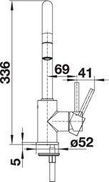 Bateria kuchenna Blanco Mida-S stojąca czarna (526146) 4