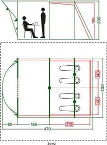Namiot turystyczny Coleman Aspen 4 6