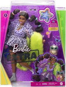 Lalka Barbie Mattel Extra Moda - Zielone futro (GRN27/GXF10) 4