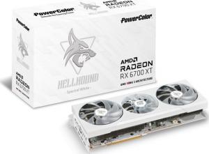 Karta graficzna Power Color Radeon RX 6700XT Hellhound Spectral White 12GB GDDR6 (AXRX 6700XT 12GBD6-3DHLV2) 1