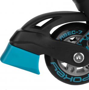 Rolki Spokey Quattro 4w1 z wymienną płozą regulowane czarne r. 34-37 8