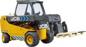 Bruder JCB Wózek z ładowaczem teleskopowym (Teletruk) plus paleta (02512) 2