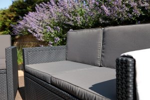 Allibert Monaco set with storage table - grafitowy 3