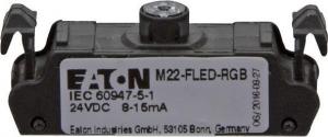 Eaton Oprawka z LED RGB płaska 7 kolorów 12-30V AC/DC M22-FLED-RGB - 180800 1