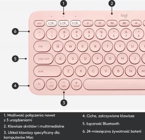 Klawiatura Logitech K380 for mac (920-010406) 6