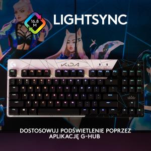 Klawiatura Logitech G Pro K/DA GX Brown (920-010077) 6