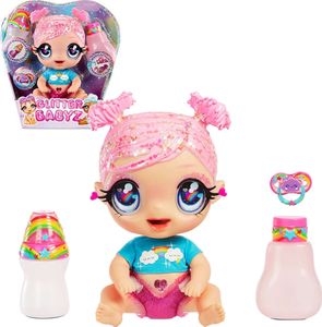 MGA Glitter Babyz Doll - Pink (Rainbow) 574842 1