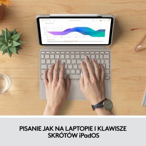 Logitech Combo Touch for iPad Pro 11-inch (1st, 2nd, 3rd and 4th gen) - SAND - US (920-010256) 9