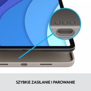 Logitech Combo Touch for iPad Pro 11-inch (1st, 2nd, 3rd and 4th gen) - SAND - US (920-010256) 5