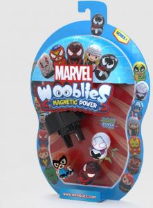 Figurka Tm Toys Marvel Wooblies - 3-pak + wyrzutnia (WBM011) 2