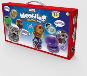 Figurka Tm Toys Marvel Wooblies  - skrzynka kolekcjonerka + 4 figurki (WBM006) 2