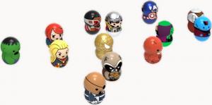 Figurka Tm Toys Marvel Wooblies  - skrzynka kolekcjonerka + 4 figurki (WBM006) 6