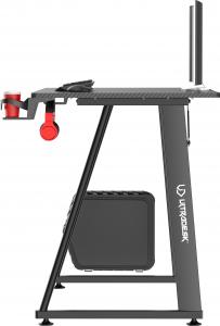 Biurko Ultradesk Enter V2 Czarne 100 cmx60 cm 4