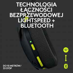 Słuchawki Logitech G435 Czarne (981-001050) 2