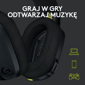 Słuchawki Logitech G435 Czarne (981-001050) 8