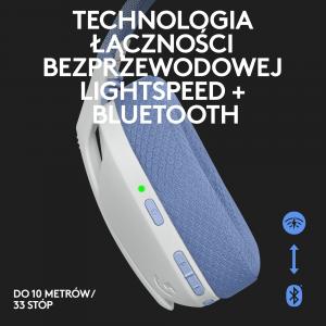 Słuchawki Logitech G435 Białe (981-001074) 2