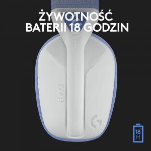 Słuchawki Logitech G435 Białe (981-001074) 6