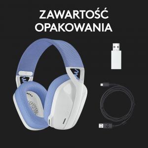 Słuchawki Logitech G435 Białe (981-001074) 10