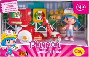Epee Pinypon City – Skuter z laleczką 8 cm i akcesoriami (FPP14911) 1