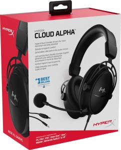 Słuchawki HyperX Cloud Alpha Black Pro Czarne (HX-HSCA-BK/WW) 7