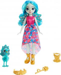 Mattel Entchantimals: Lalka Królowa Paradise i paw Rainbow (GYJ11/GYJ14) 6