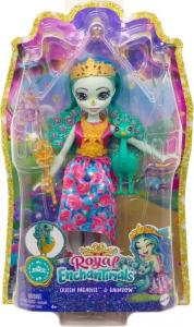 Mattel Entchantimals: Lalka Królowa Paradise i paw Rainbow (GYJ11/GYJ14) 1