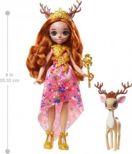 Mattel Entchantimals: Lalka Królowa Daviana i jelonek Grassy (GYJ11/GYJ12) 2