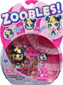 Figurka Spin Master Zoobles Z-Girlz - Bam Bop + akcesoria Happitat (6061365) 1