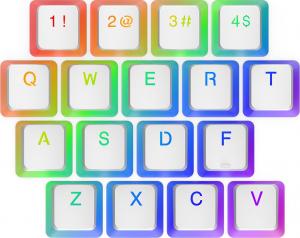 SPC Gear KC104 Pudding Double Shot Keycaps (SPG078) 2