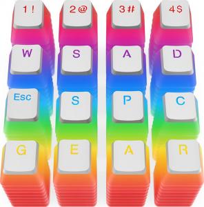 SPC Gear KC104 Pudding Double Shot Keycaps (SPG078) 3