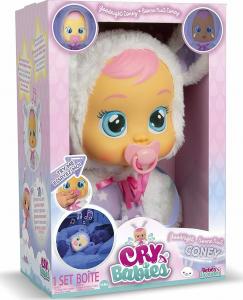 Tm Toys Cry Babies - Interaktywna lalka bobas Good Night Coney Króliczek 93140 1