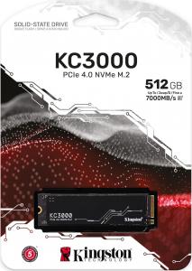 Dysk SSD Kingston KC3000 512GB M.2 2280 PCI-E x4 Gen4 NVMe (SKC3000S/512G) 4