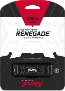 Dysk SSD Kingston Fury Renegade 500GB M.2 2280 PCI-E x4 Gen4 NVMe (SFYRS/500G) 5