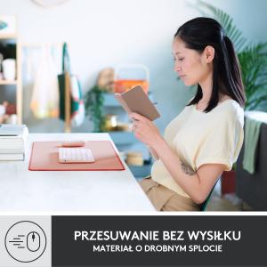 Podkładka Logitech Studio Desk Mat Darker Rose (956-000053) 5