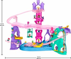 Figurka Fisher Price Shimmer i Shine Wielki magiczny Domek Tor 2