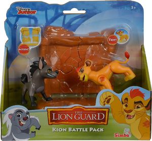 Figurka Simba Lwia straż Zestaw Walka lwa Kiona z hieną 3