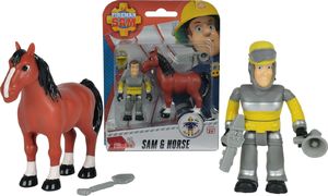 Figurka Simba Strażak Sam Zestaw 2 figurek Sam i koń 1