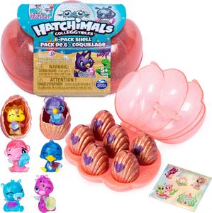 Figurka Spin Master Hatchimals jajeczka w kształcie muszelek 6-pak muszelka 9