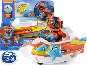 Figurka Spin Master Psi Patrol Morski Łódź Motorówka Zuma z rozgwiazdą 1