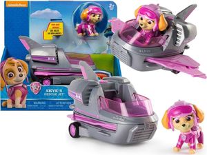 Figurka Spin Master Psi Patrol Zestaw Odrzutowiec ratunkowy i figurka Skye 1
