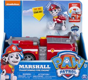 Figurka Spin Master Psi Patrol Transformujący wóz strażacki + Marshall (6622627) 9