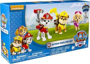 Figurka Spin Master Psi Patrol Action Pup set - Marshall, Skye i Rubble (20067177) 2