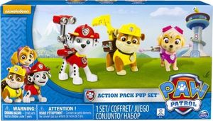 Figurka Spin Master Psi Patrol Action Pup set - Marshall, Skye i Rubble (20067177) 3