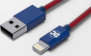 Kabel USB Tribe USB-A - Lightning 1.2 m Czerwony (39097-uniw) 1
