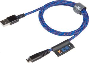 Kabel USB Xtorm USB-A - microUSB 1 m Niebieski (XCS010) 1