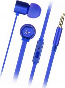Słuchawki KitSound z mikrofonem, niebieskie uniwersalny 2