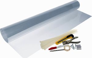 Stamal Zabezpieczenie do balustrady, folia PVC, 400x90cm uniwersalny 2