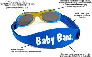 Banz Okulary przeciwsłoneczne dzieci 0-2lat UV400 BANZ uniwersalny 3